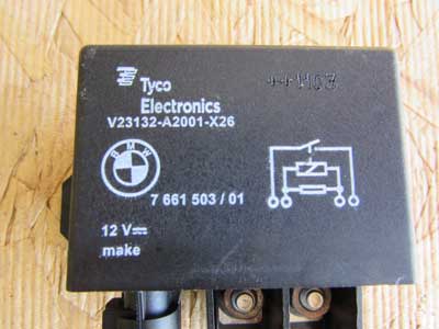 BMW Cooling Fan Relay Control Module Tyco Electronics 150A 61367661503 E60 E63 E70 E71 E82 E90 F01 F10 F304